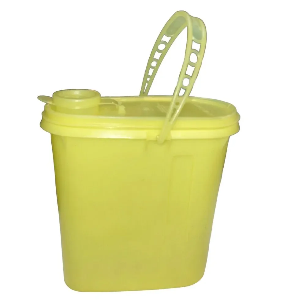 Tupperware 2 Qt Beverage Buddy Pitcher Lid Handle 587 510 Yellow Vintage